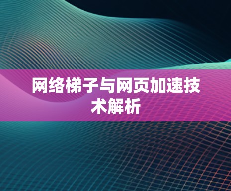 网络梯子与网页加速技术解析