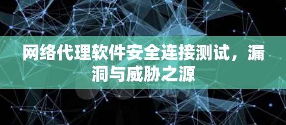 网络代理软件安全连接测试，漏洞与威胁之源