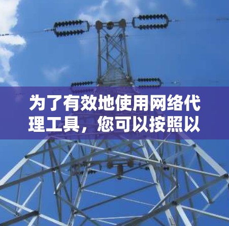 为了有效地使用网络代理工具，您可以按照以下步骤进行决策