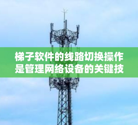 梯子软件的线路切换操作是管理网络设备的关键技能。以下是一个清晰的指南，帮助您理解和掌握这一操作
