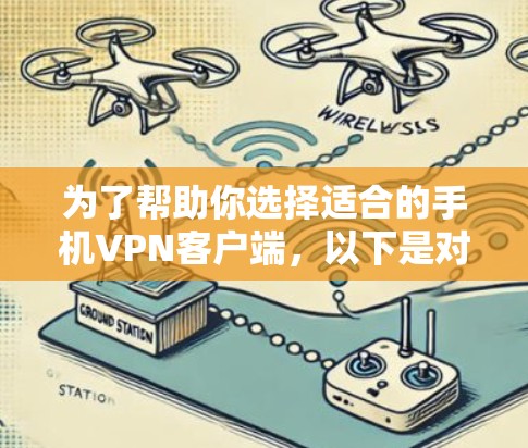 为了帮助你选择适合的手机VPN客户端,以下是对安卓和苹果客户端的推荐和比较