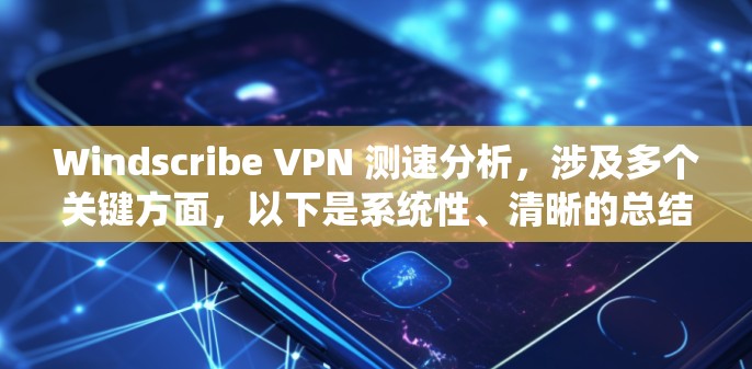 Windscribe VPN 测速分析，涉及多个关键方面，以下是系统性、清晰的总结