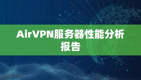 AirVPN服务器性能分析报告