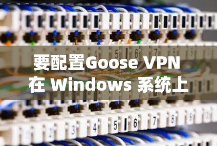 要配置Goose VPN 在 Windows 系统上,您可以按照以下步骤进行