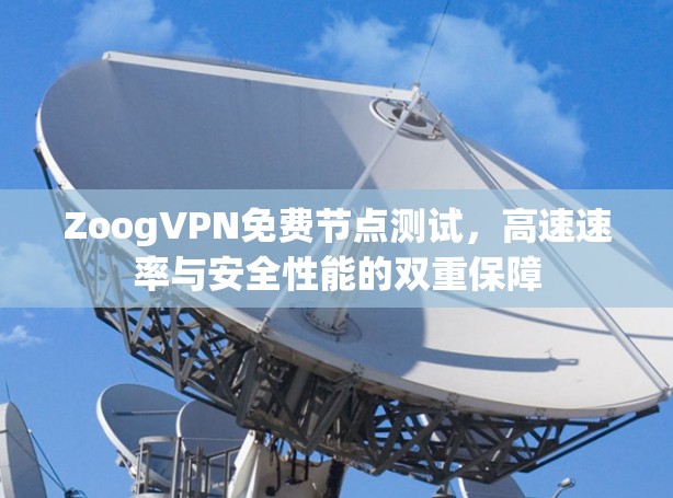 ZoogVPN免费节点测试,高速速率与安全性能的双重保障