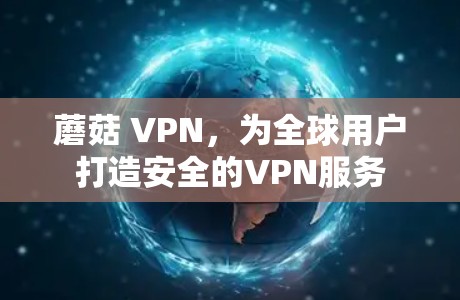 蘑菇 VPN,为全球用户打造安全的VPN服务