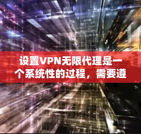 设置VPN无限代理是一个系统性的过程,需要遵循以下步骤以确保安全和有效