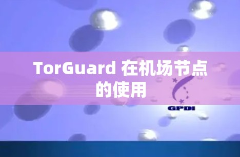 TorGuard 在机场节点的使用 TorGuard 在机场节点的使用