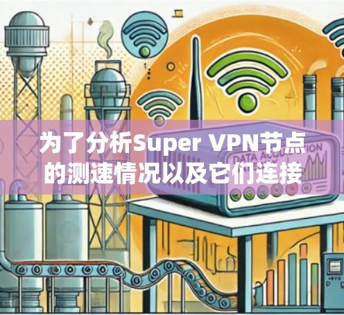 为了分析Super VPN节点的测速情况以及它们连接到高速网络的情况,我们可以按照以下步骤进行 为了分析Super VPN节点的测速情况以及它们连接到高速网络的情况,我们可以按照以下步骤进行