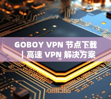 GOBOY VPN 节点下载|高速 VPN 解决方案