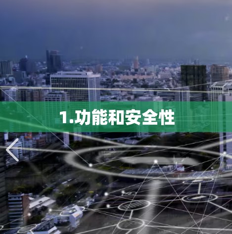 1.功能和安全性