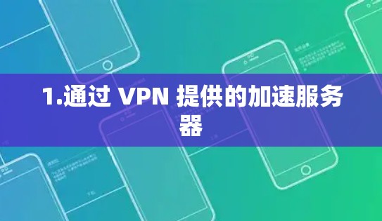 1.通过 VPN 提供的加速服务器