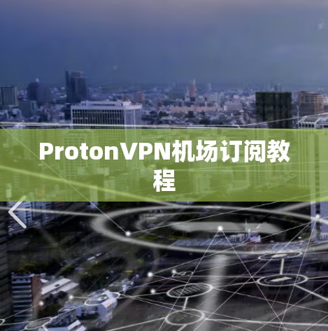 ProtonVPN机场订阅教程
