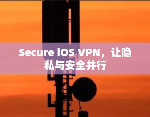 Secure iOS VPN，让隐私与安全并行