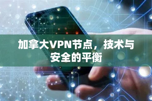 加拿大VPN节点,技术与安全的平衡